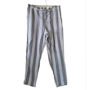 Beachlunchlounge Linen Blend Striped Pants